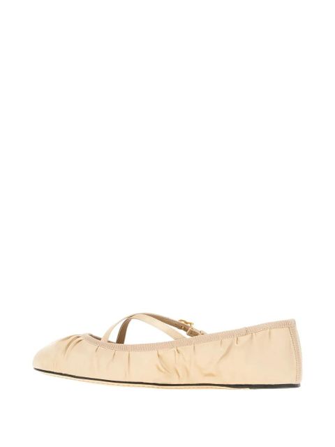 Dolce & Gabbana leather ballerina shoes - Neutrals