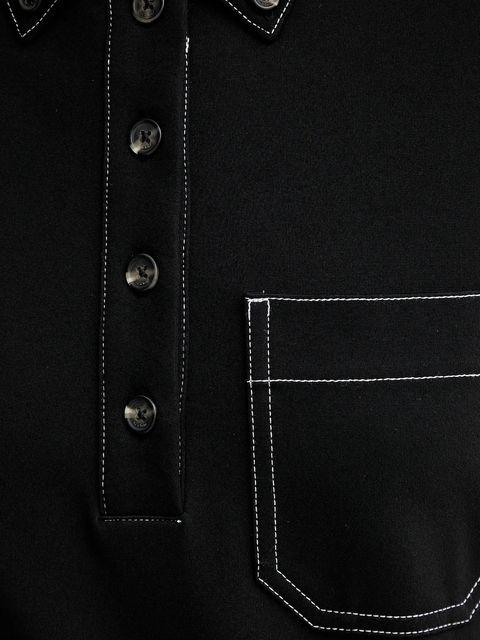 Rag & Bone polo damski kolor czarny RE2G25FT1PW