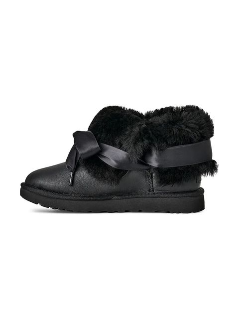 UGG śniegowce skórzane Bailey Tie Lthr kolor czarny 1176090.BLK
