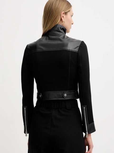 Pinko kurtka kolor czarny przejściowa 105367 Y75K