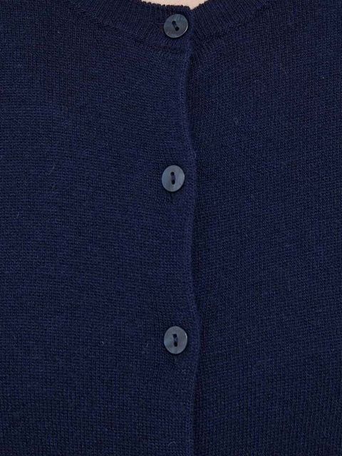 United Colors of Benetton kardigan wełniany kolor granatowy lekki