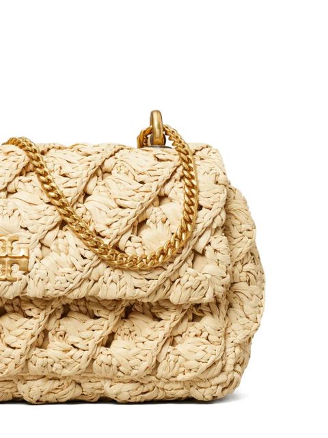Tory Burch Kira woven chain shoulder bag - Neutrals