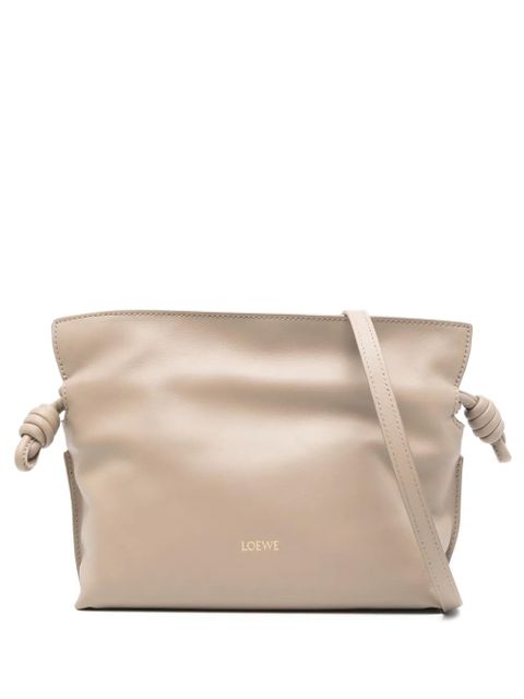 LOEWE Flamenco leather mini bag - Neutrals - zdjęcie produktu nr 1