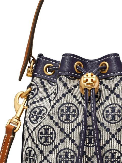 Tory Burch T Monogram bucket bag - Blue