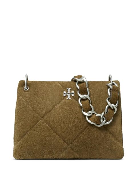 Tory Burch Kira suede small shoulder bag - Brown - zdjęcie produktu nr 1