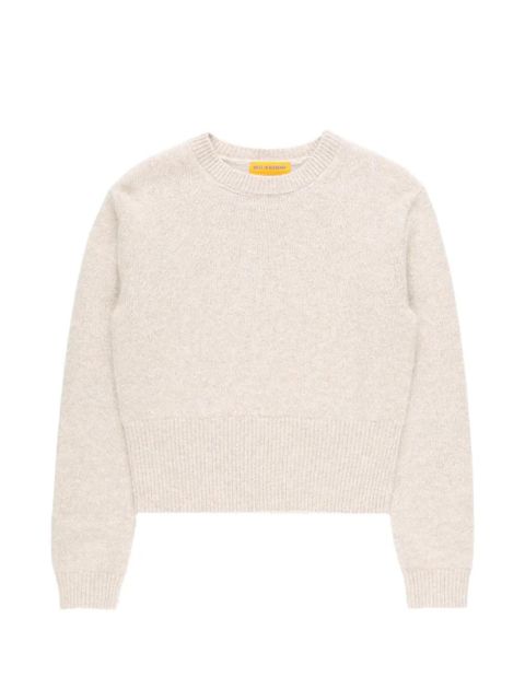 Guest In Residence crew knitted top - Neutrals - zdjęcie produktu nr 1