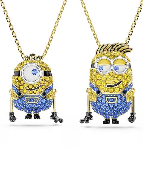 Swarovski naszyjnik damski pozłacany z cyrkonią MINIONS - zdjęcie produktu nr 1