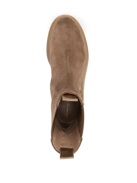 Gianvito Rossi Chester suede chelsea boots - Brown
