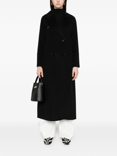 Max Mara Custodi double-breasted coat - Black