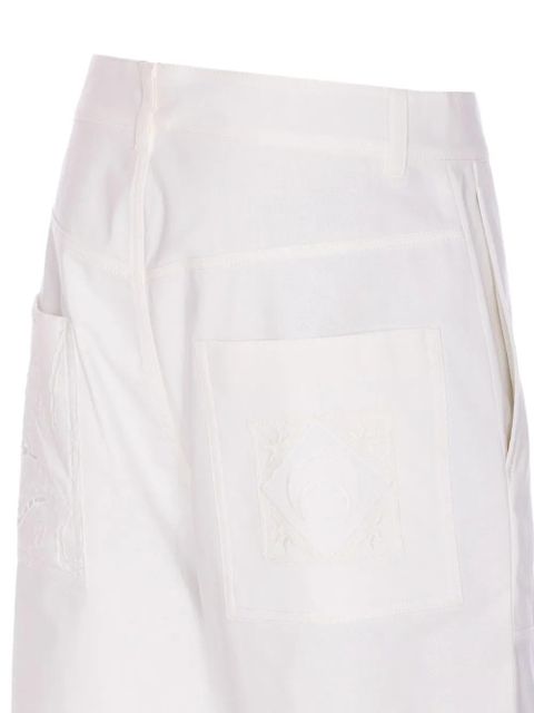 Marine Serre cotton trousers - White - zdjęcie produktu nr 2