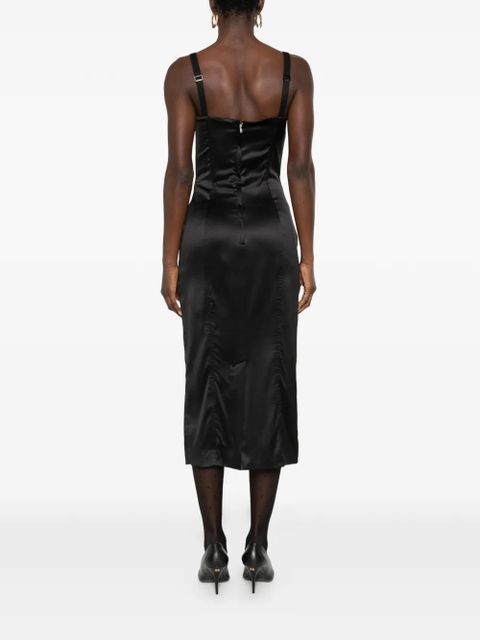 Dolce & Gabbana black midi dress