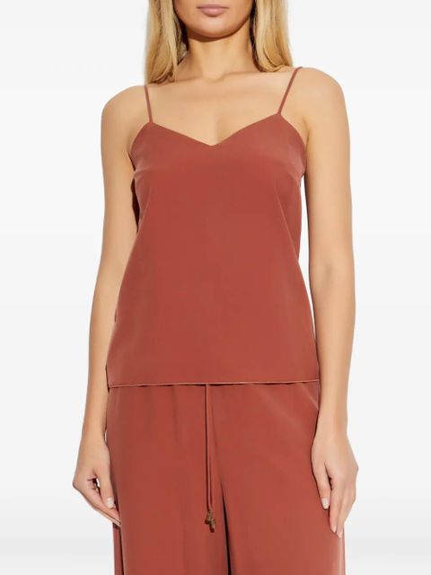 Max Mara V-neck top - Brown