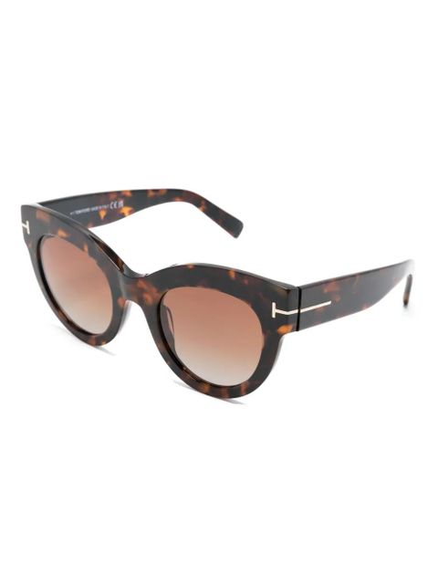 TOM FORD Eyewear Lucilla cat-eye frame sunglasses - Brown - zdjęcie produktu nr 2
