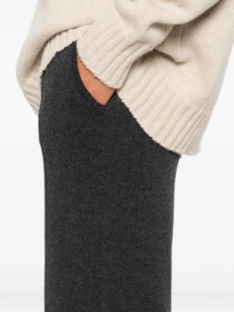 Max Mara flat-front side-pocket trousers - Grey