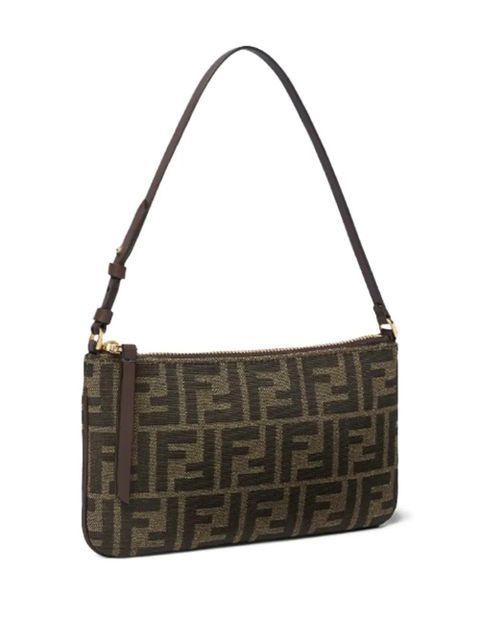 FENDI Baguette patterned tote bag - Brown - zdjęcie produktu nr 2