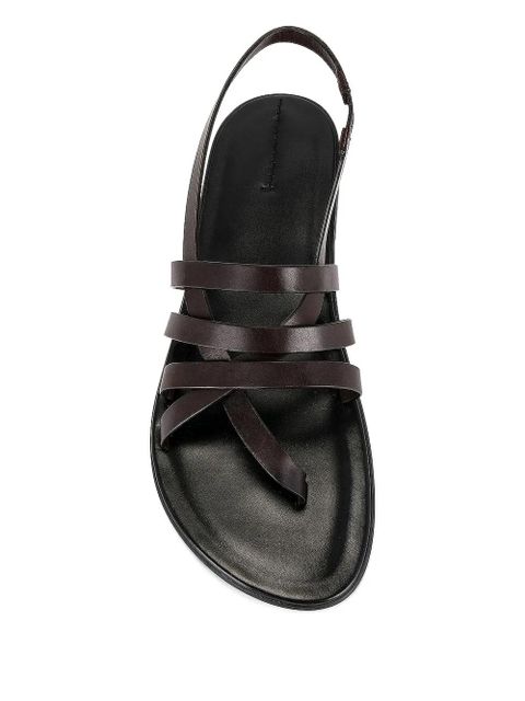 The Row leather slingback sandals - Brown - zdjęcie produktu nr 2