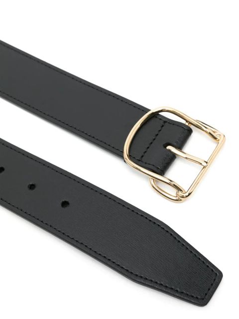 TOTEME Swirl leather belt - Black - zdjęcie produktu nr 2