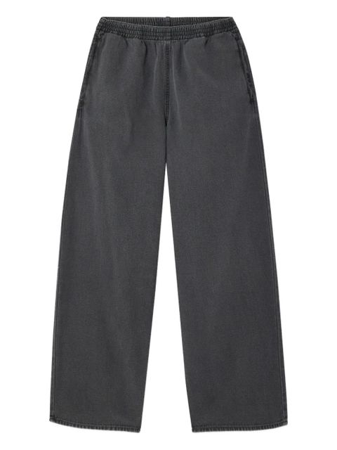 American Vintage elasticated straight trousers - Grey - zdjęcie produktu nr 1