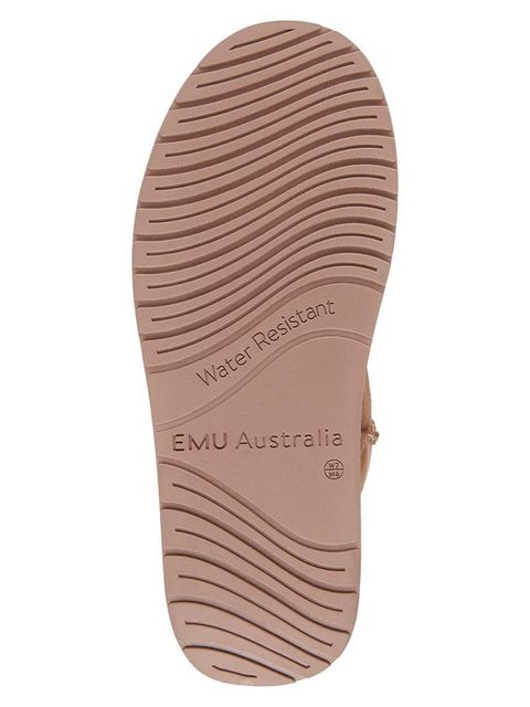 Emu Australia śniegowce zamszowe Stinger Micro Flatform kolor brązowy W13082.CHES