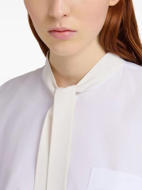 Marni bow-detail shirt - White
