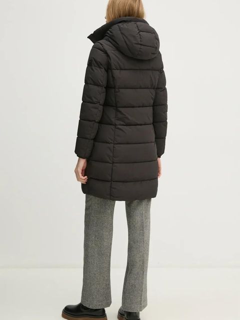 Dkny kurtka damska kolor czarny zimowa DLEMPU97