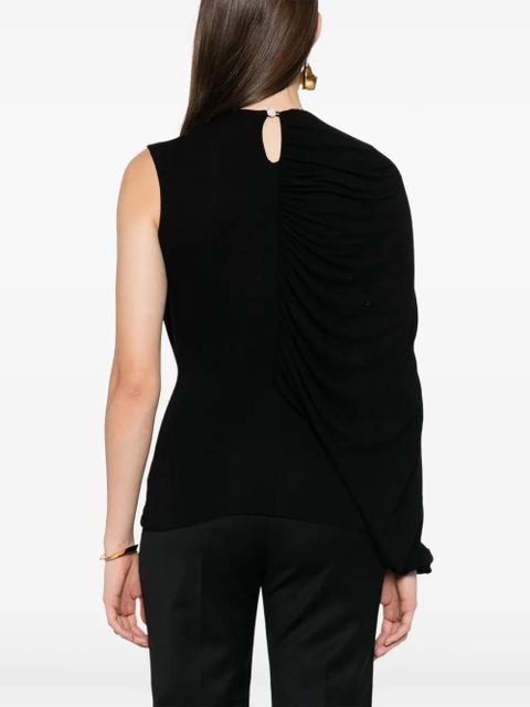 MANURÍ Lillies cashmere blouse - Black