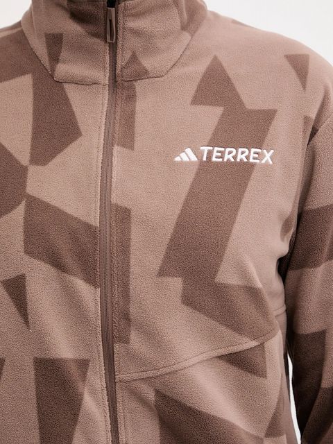 adidas TERREX bluza sportowa Multi damska kolor brązowy wzorzysta JN0997
