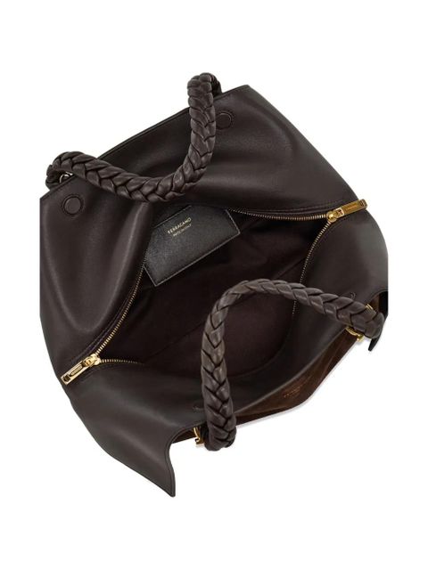Ferragamo medium Folded shoulder bag - Brown - zdjęcie produktu nr 2