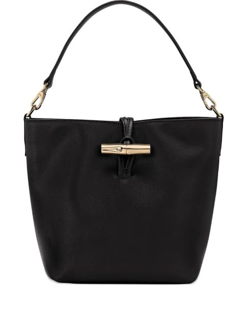 Longchamp extra small Le Roseau bucket bag - Black - zdjęcie produktu nr 1
