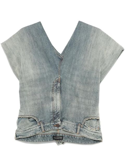 Balenciaga Denim Pants top - Blue - zdjęcie produktu nr 1