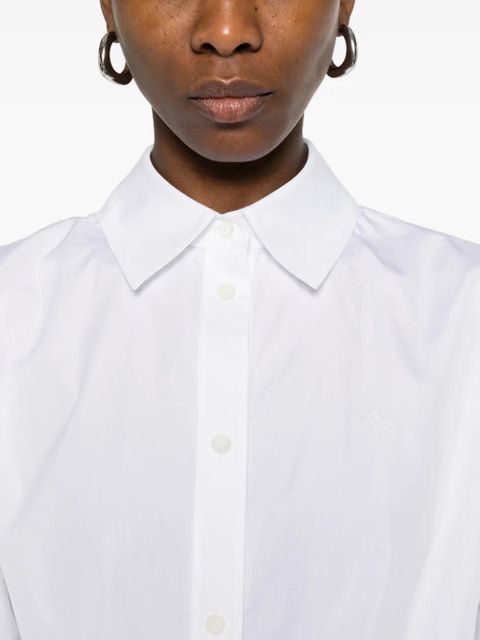 LOEWE twisted button-fastening shirt - White