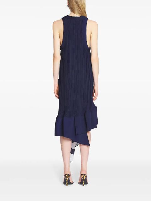 Lanvin pleated midi dress - Blue