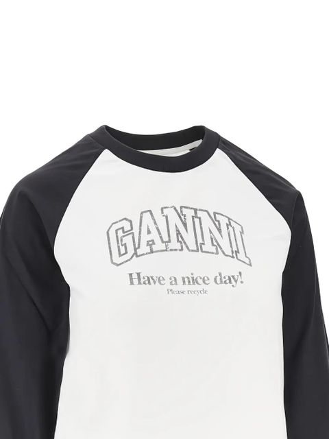 GANNI long-sleeve T-shirt - White - zdjęcie produktu nr 2