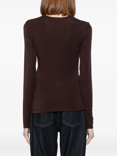 AGOLDE Twist Eve T-shirt - Brown