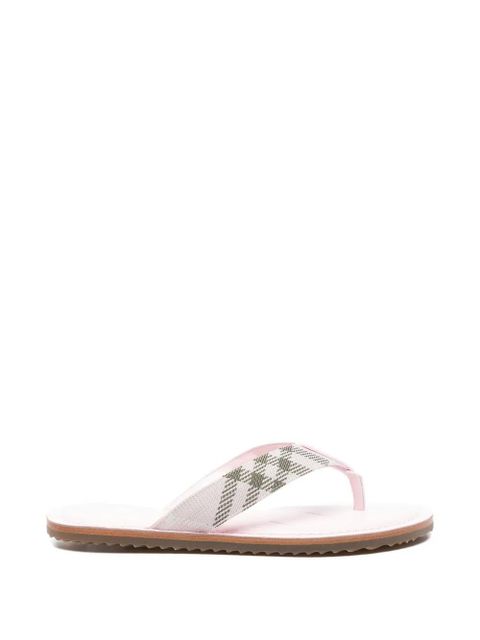 Burberry check-pattern sandals - Pink - zdjęcie produktu nr 1
