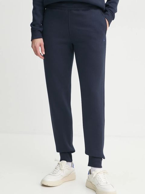 G-Star spodnie dresowe kolor granatowy gładkie - zdjęcie produktu nr 1