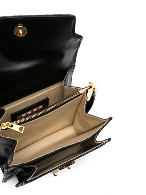 Marni mini Trunk shoulder bag - Black