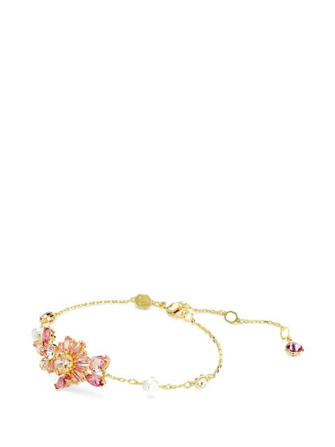 Swarovski flower-detail bracelet - Gold - zdjęcie produktu nr 2