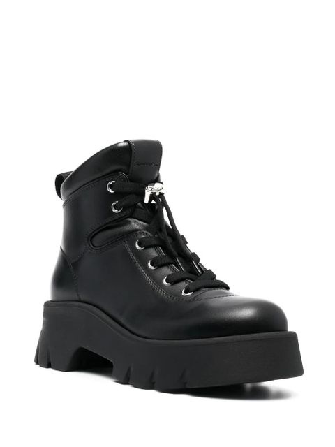 Gianvito Rossi Vancouver lace-up boots - Black - zdjęcie produktu nr 2