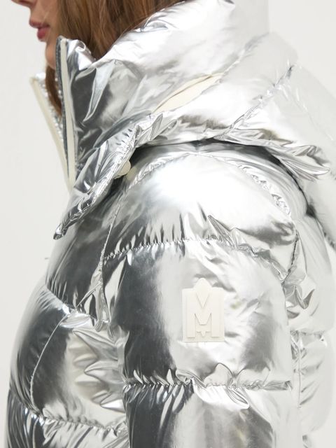 MACKAGE kurtka puchowa damska kolor srebrny zimowa MADALYN-M