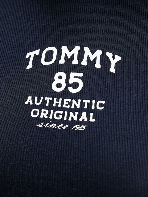 Tommy Jeans t-shirt damski kolor granatowy DW0DW21849