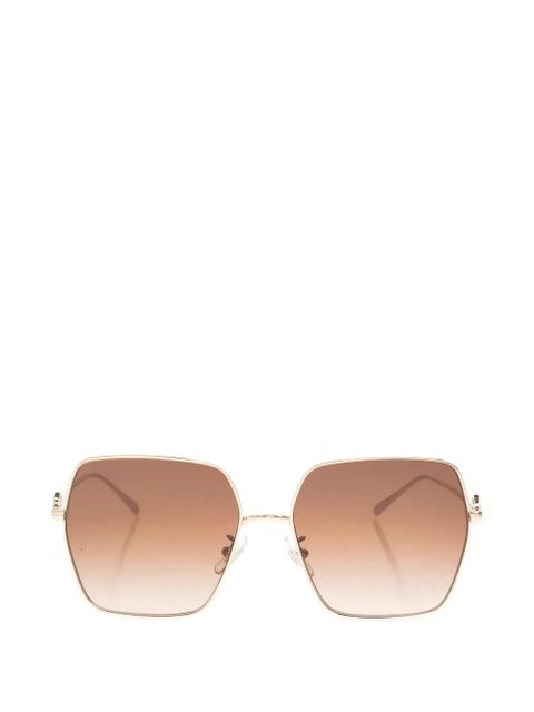 Tory Burch oversized-frame sunglasses - Brown - zdjęcie produktu nr 1