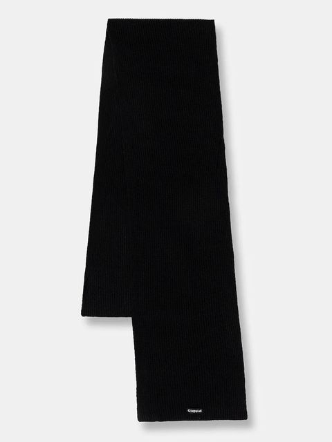 Pinko szalik z dodatkiem wełny damski kolor czarny gładki 105996 A2Z4 - zdjęcie produktu nr 1