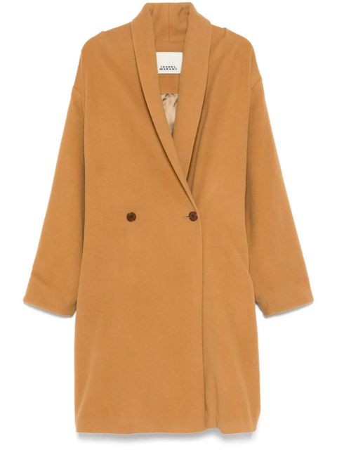 ISABEL MARANT Elise coat - Brown - zdjęcie produktu nr 1