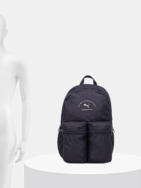 Puma plecak kolor granatowy duży z nadrukiem 91734