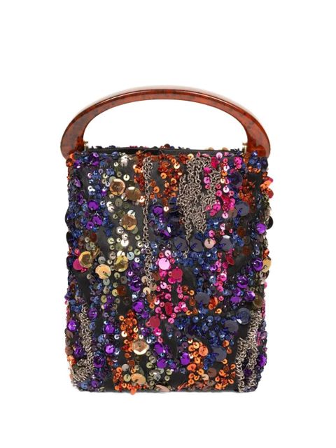 DRIES VAN NOTEN micro embellished tote bag - Black - zdjęcie produktu nr 1