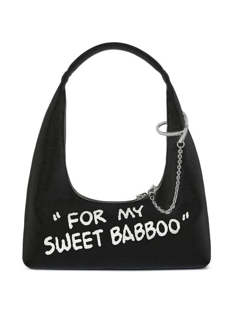 Marge Sherwood X Peanuts printed leather shoulder bag - Black - zdjęcie produktu nr 1