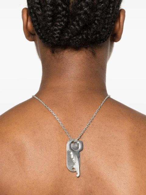 MM6 Maison Margiela Key-charm necklace - Silver
