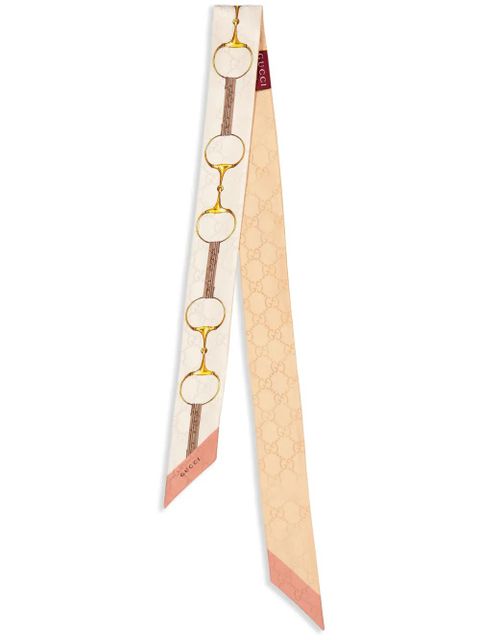 Gucci Horsebit scarf - Neutrals