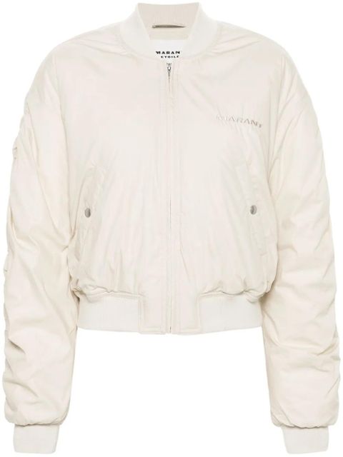 MARANT ÉTOILE Bessime bomber jacket - Neutrals